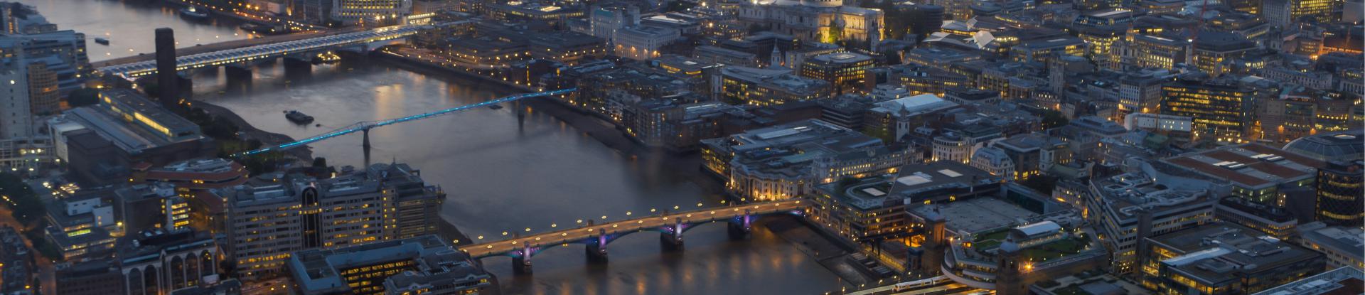 London in the evening