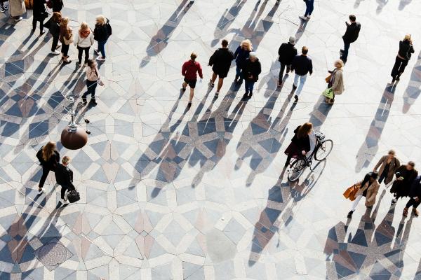 people walking