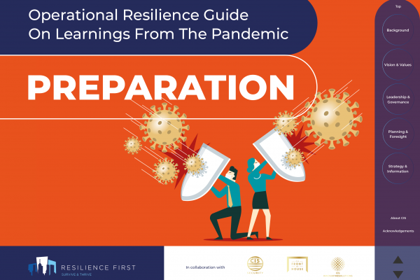 Operational Resilience Guide on Learnings from the Pandemic - PREPARATION