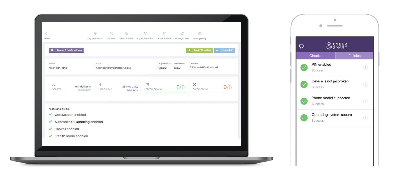 CyberSmart helps with Cyber Essentials