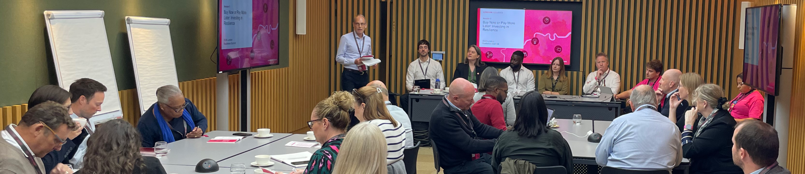 Investing in resilience session at London Resilience Summit